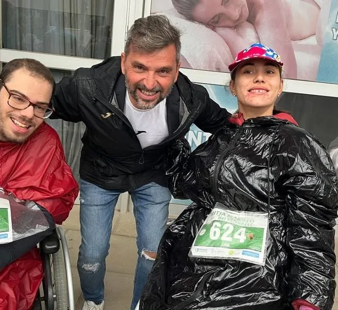 Alex Parreño · Carrera inclusiva · Con los participantes